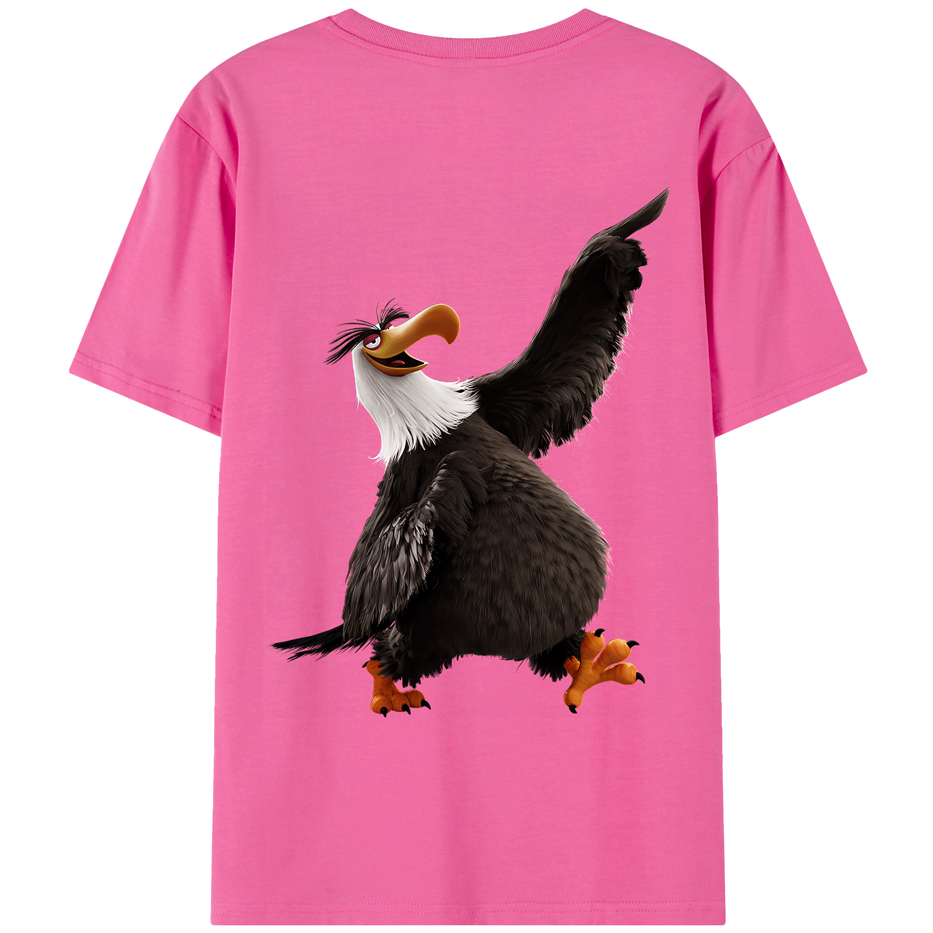 （画像用） Angry Birds アングリーバード レディース半袖Tシャツ(バックプリント)